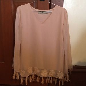 Pink blouse